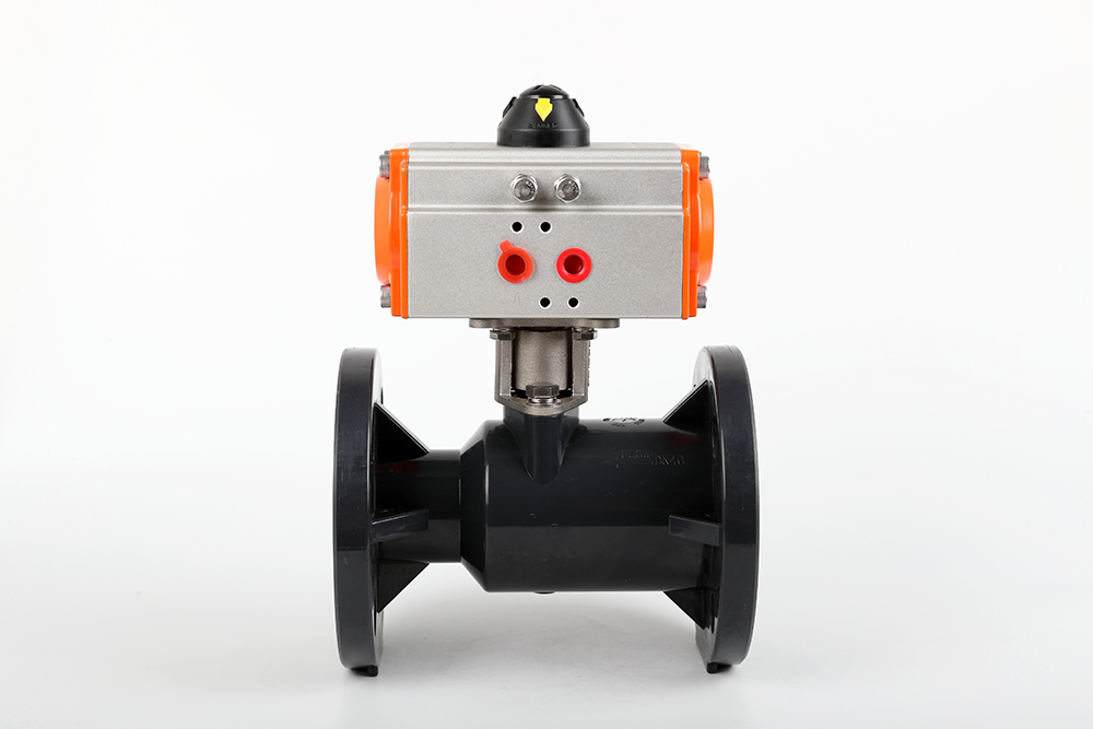 杨林尾镇气动法兰一体球阀